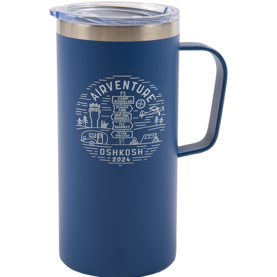 EAA AirVenture Oshkosh Camp Scholler Landmarks Travel Mug, 20oz.