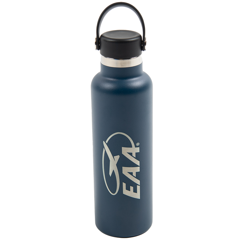 EAA Hydro Flask Standard Mouth Indigo Water Bottle, 21oz