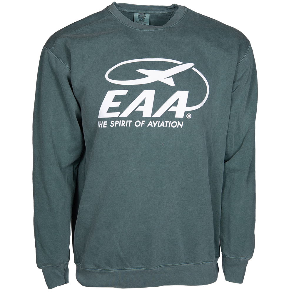 EAA Spirit of Aviation Crewneck Sweatshirt Shop EAA Merchandise