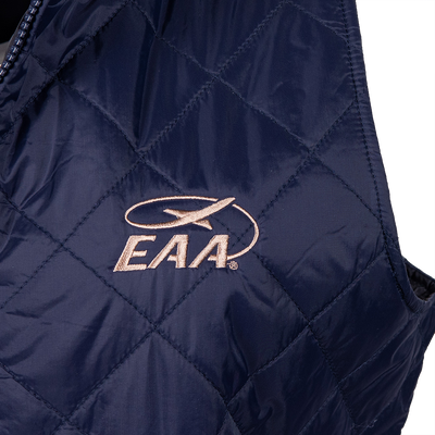 EAA Ladies' Quilted Vest in Navy