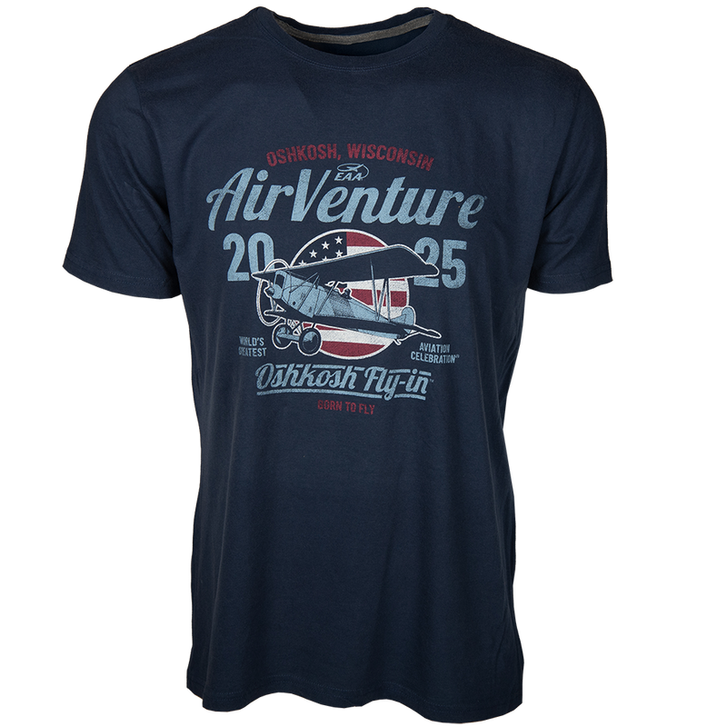 EAA AirVenture Oshkosh 2025 Born to Fly T-Shirt