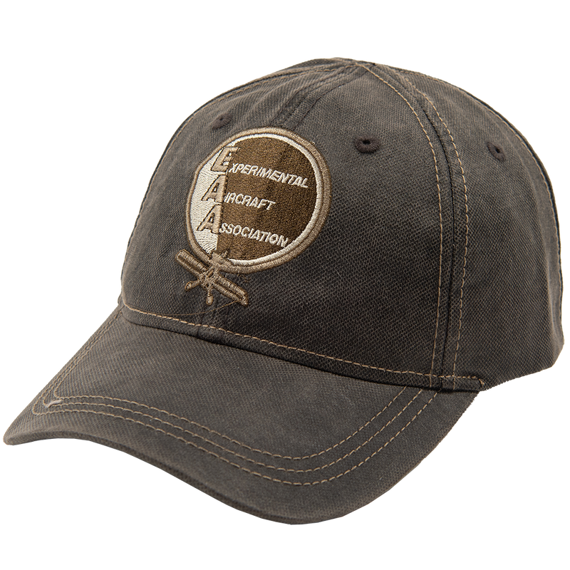 EAA Heritage Logo Brown Hat