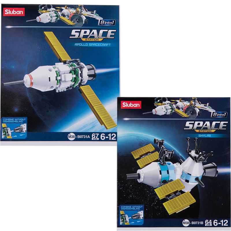 Sluban Apollo Space Craft & SkyLab Set