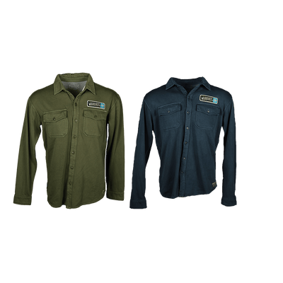 Shirt Button up Warbirds Embroidered Patch-WB