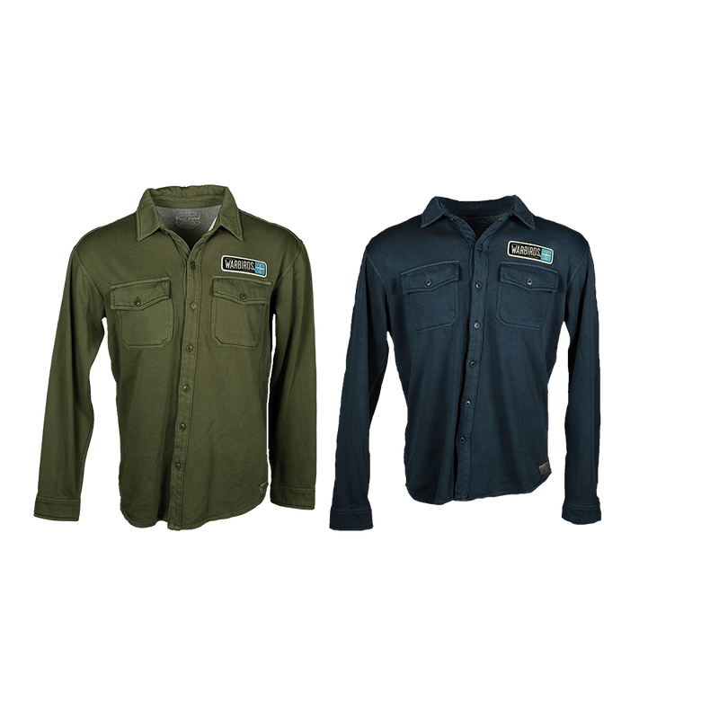 Shirt Button up Warbirds Embroidered Patch-WB