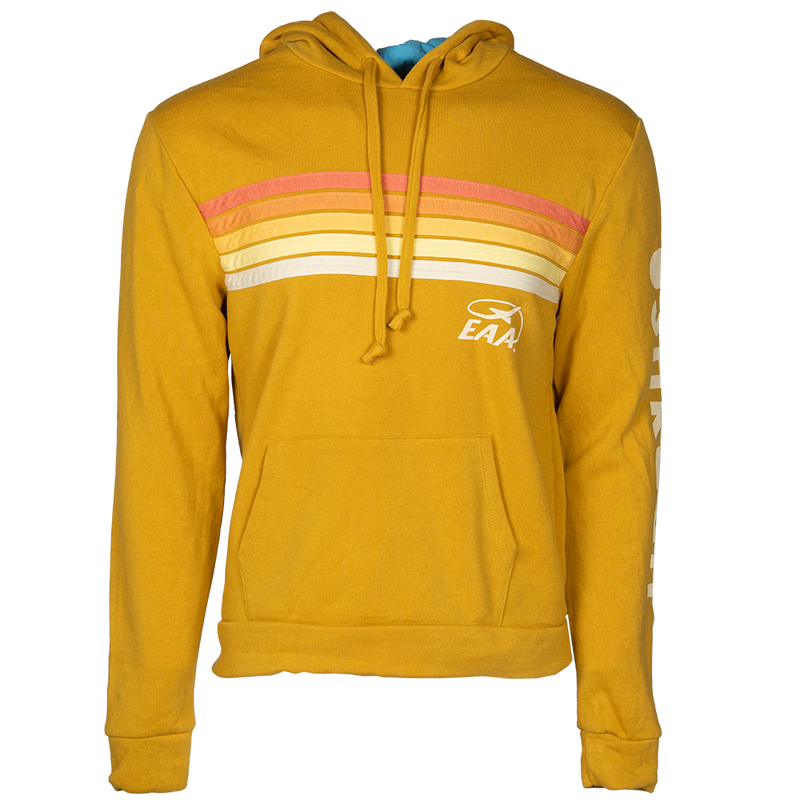 EAA Oshkosh Happy Stripes Hoodie, Ginger