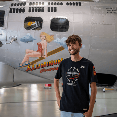 EAA B-17 Flying Fortress Red Canoe T-Shirt