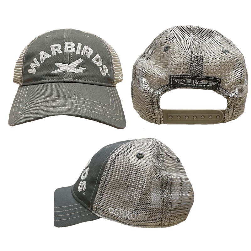 Cap Sage; Khaki; White Plane Warbirds-WB