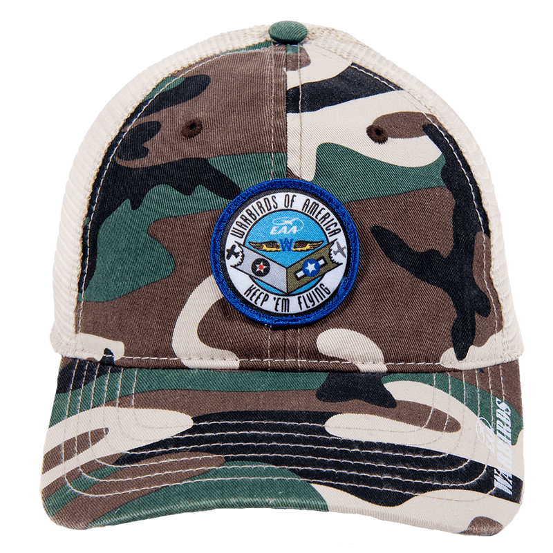 Woodland Camo Aublimated Patch Cap