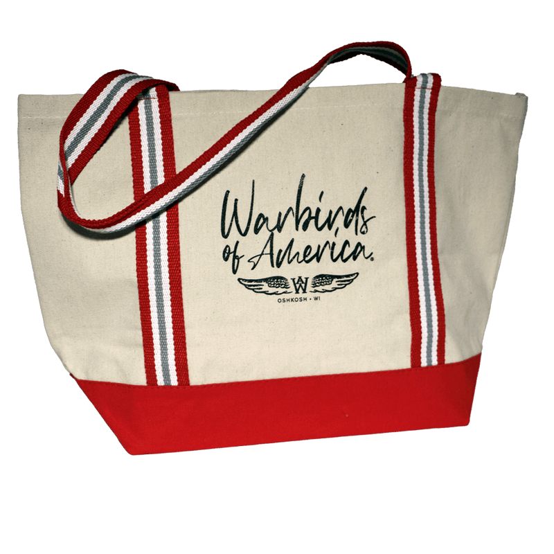 Bag Warbirds Colorful Wing Logo Canvas Tote-WB