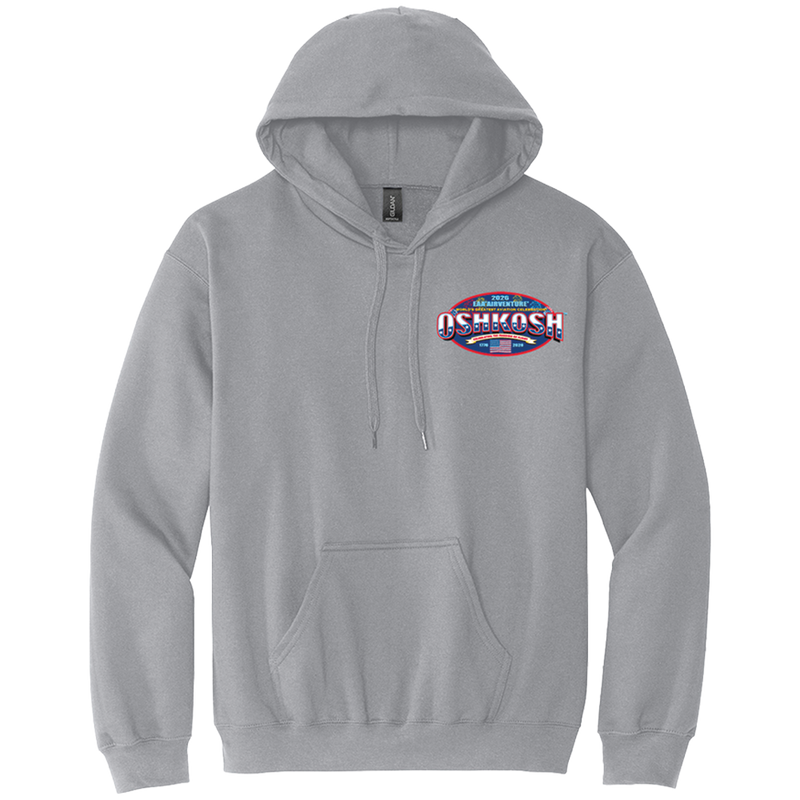 EAA AirVenture 2026 Event Hoodie, Cement Grey – Shop EAA Merchandise