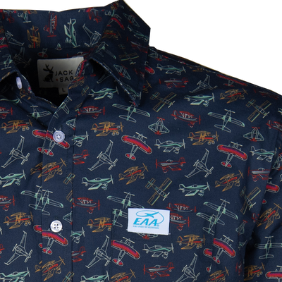 EAA Men's Jack & Sage Homebuilt Aircraft Button Shirt