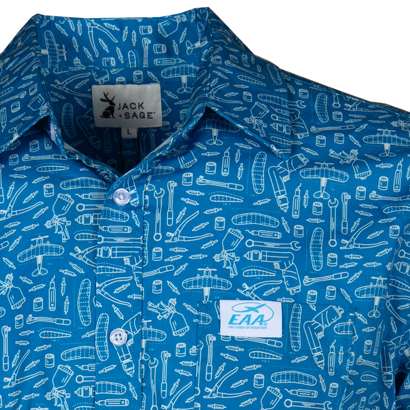EAA Men’s Jack & Sage Homebuilder Tools Button Shirt