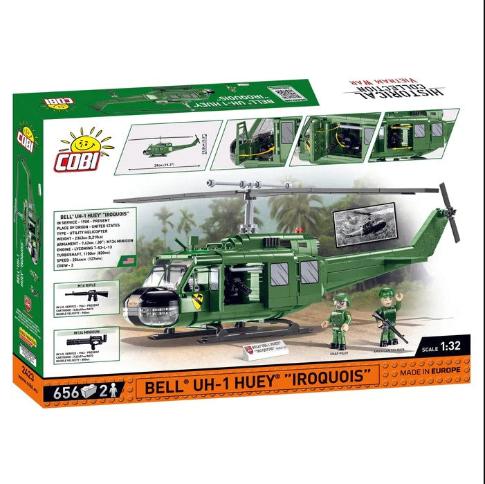 COBI Vietnam War Bell UH-1 Huey "Iroquois" Helicopter