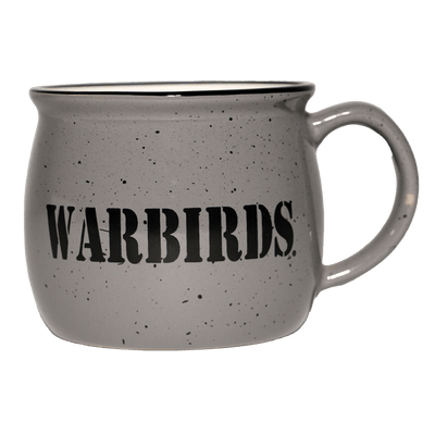 Mug Gray Colonial Wing Logo 17 oz-WB