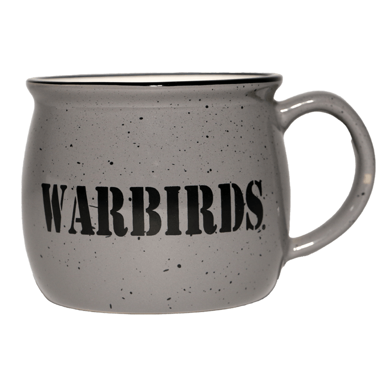 Mug Gray Colonial Wing Logo 17 oz-WB