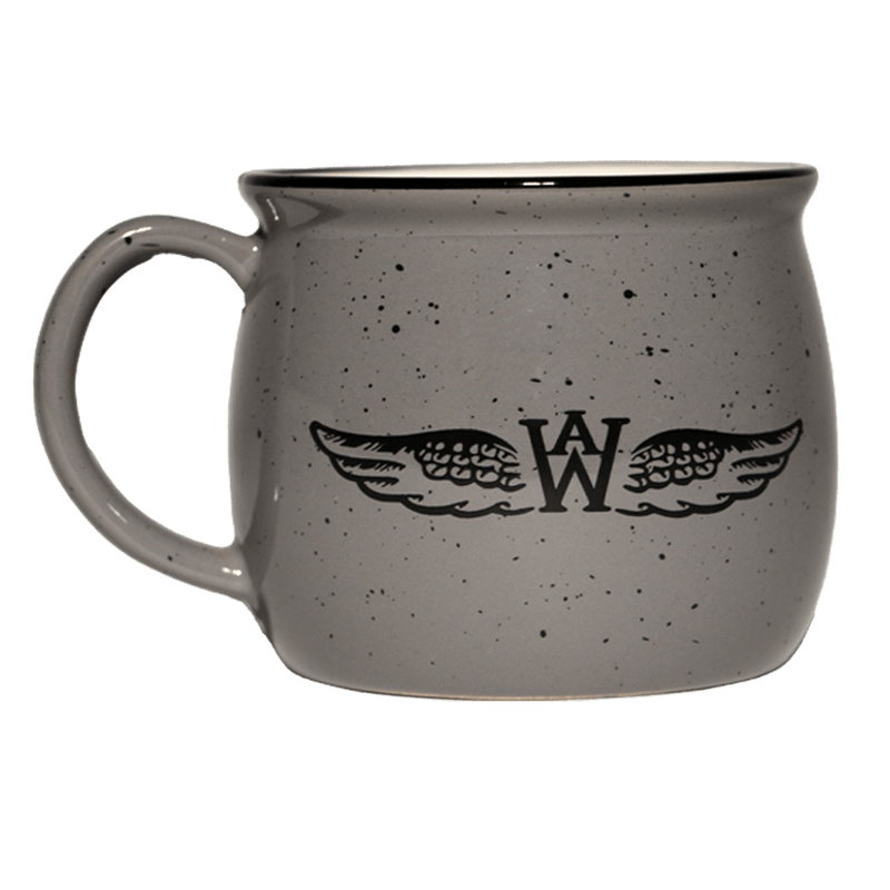 Mug Gray Colonial Wing Logo 17 oz-WB