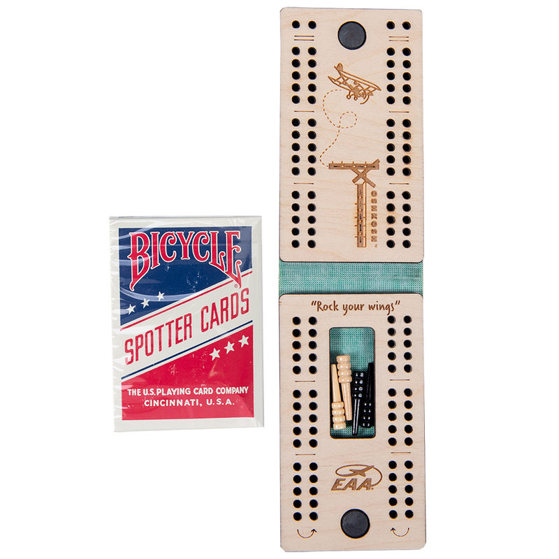 Travel Cribbage Board and Playing Cards Set