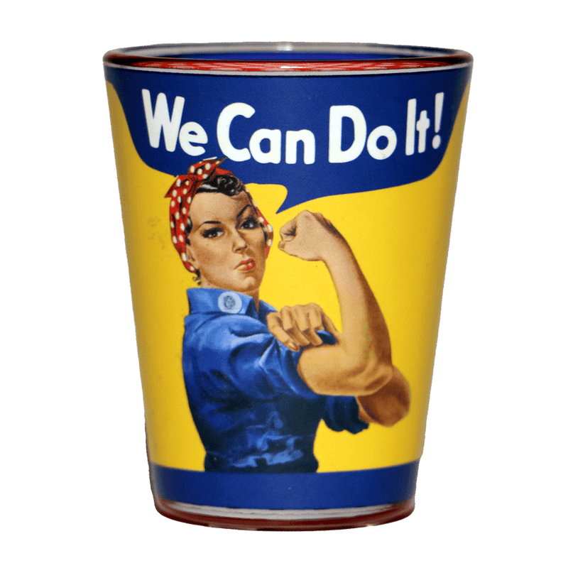 Shot Glass Rosie the Riveter- WB