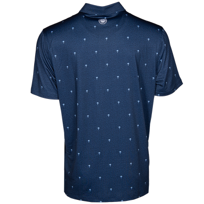 EAA Men's Flag & Anthem Performance Polo, Palm Print