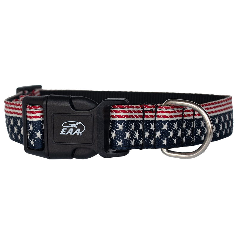 EAA American Flag Dog Collar