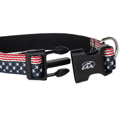 EAA American Flag Dog Collar