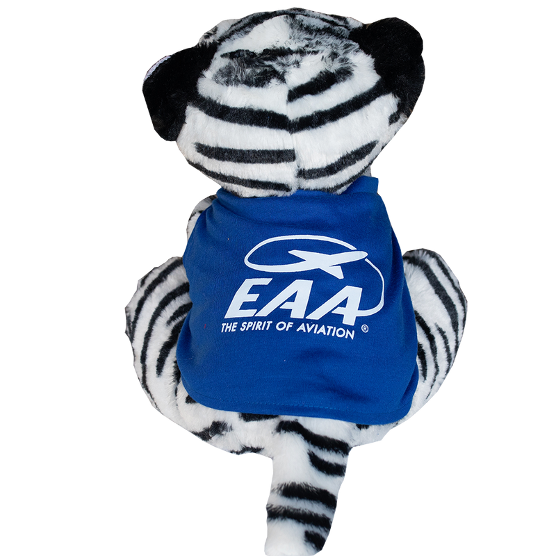 EAA Tiger Plush – 16" White & Black Stripes