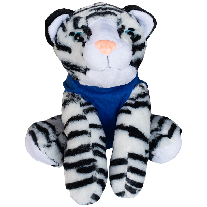 EAA Tiger Plush – 16" White & Black Stripes