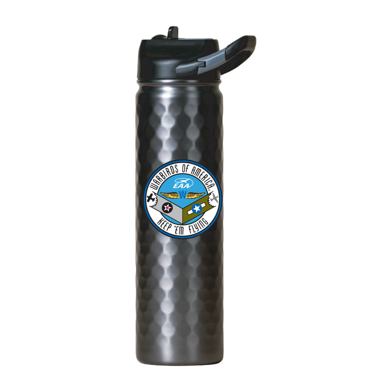 Waterbottle Gunmetal Dimple 27 oz-WB