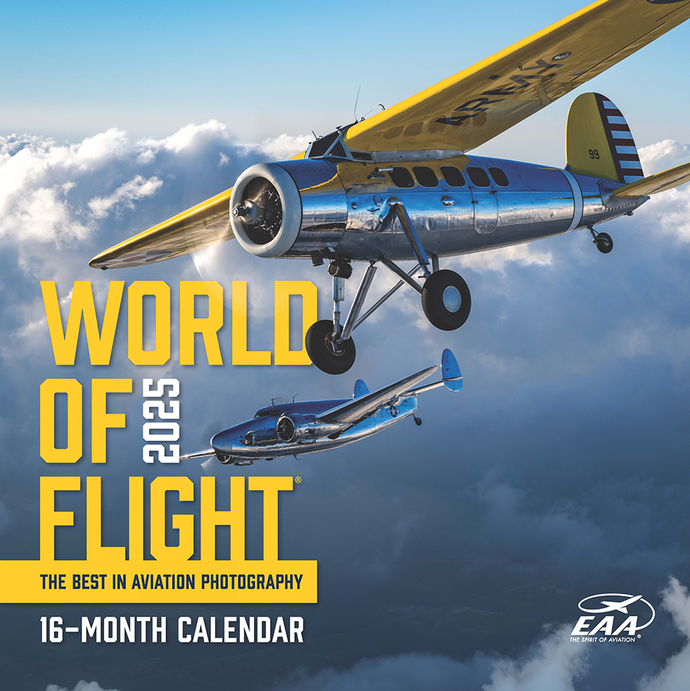 EAA World of Flight 2025 Calendar Shop EAA Merchandise