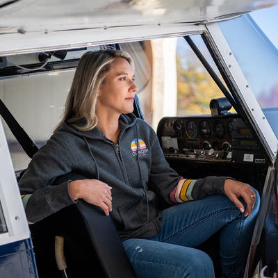 EAA Ladies' Oshkosh Fly-In Tower Full Zip Hoodie