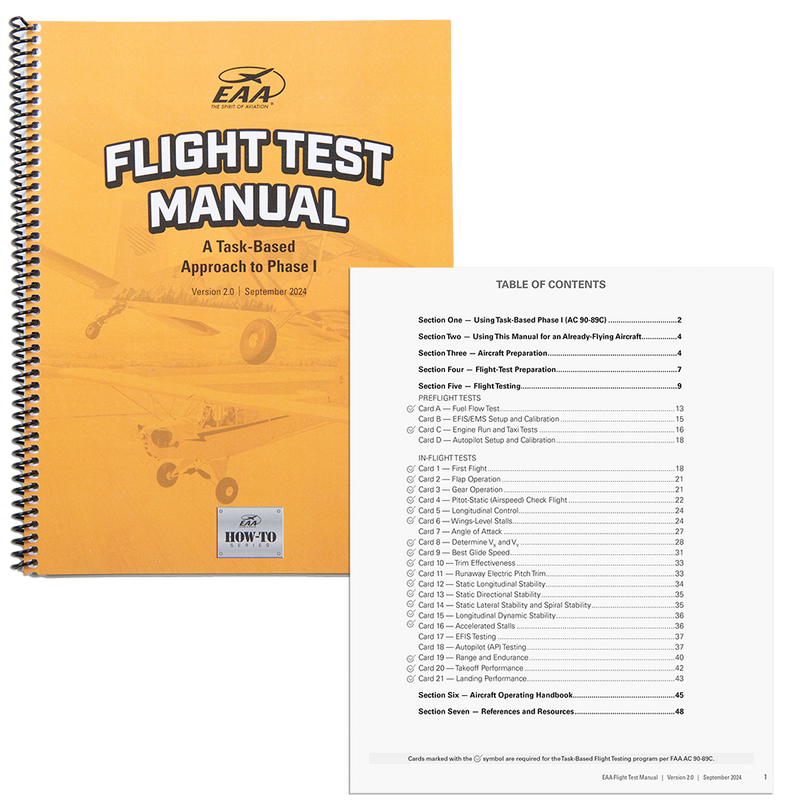 EAA Flight Test Manual Version 2 and Test Cards