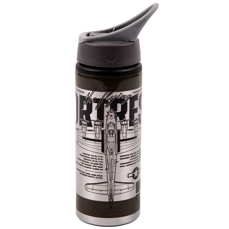 EAA B-17 Flying Fortress Water Bottle, 25oz