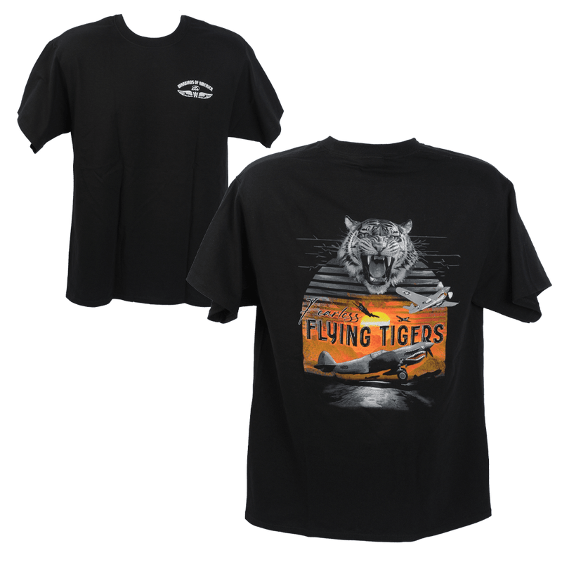 Tshirt Fearless Flying Tigers Sunset-WB