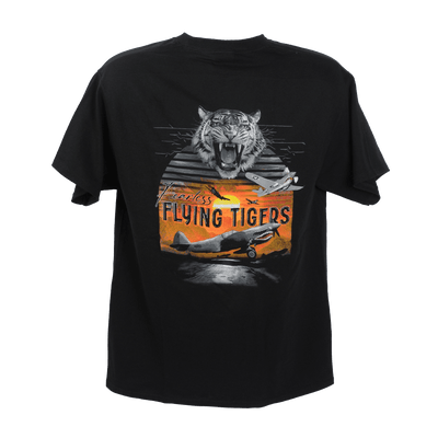 Tshirt Fearless Flying Tigers Sunset-WB