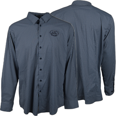 EAA Lifetime Member Men's Mini Check Buttondown Shirt