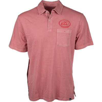EAA Lifetime Member Men's Vineyard Vines Solid Pocketed Polo