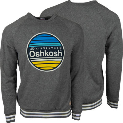 EAA Raglan Sleeve Fleece Sweatshirt, Louvre Design