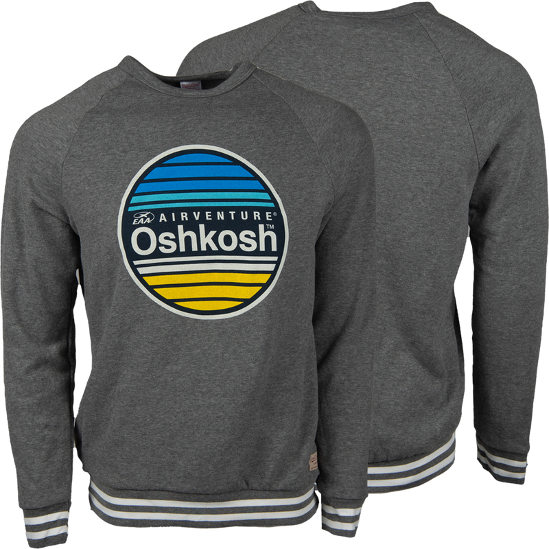 EAA Raglan Sleeve Fleece Sweatshirt, Louvre Design