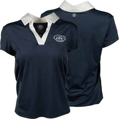 EAA Lifetime Member Ladies' Contrast Placket Pique Polo