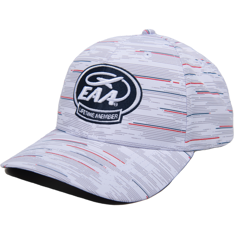 EAA Lifetime Member Multi Stripe Performance Cap