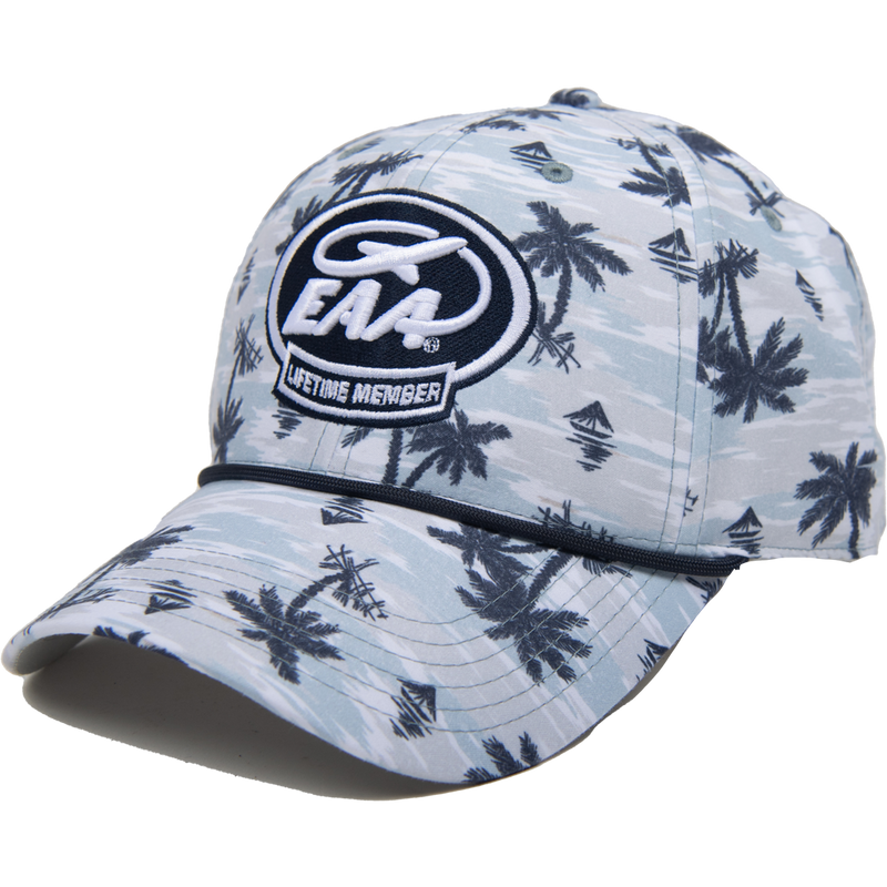 EAA Lifetime Member Palm Print Cap
