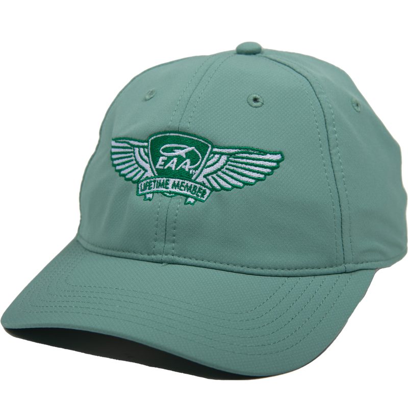 EAA Lifetime Member Sage Unstructured Cap
