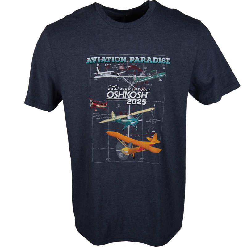EAA AirVenture Oshkosh 2025 Vintage Runway T-shirt