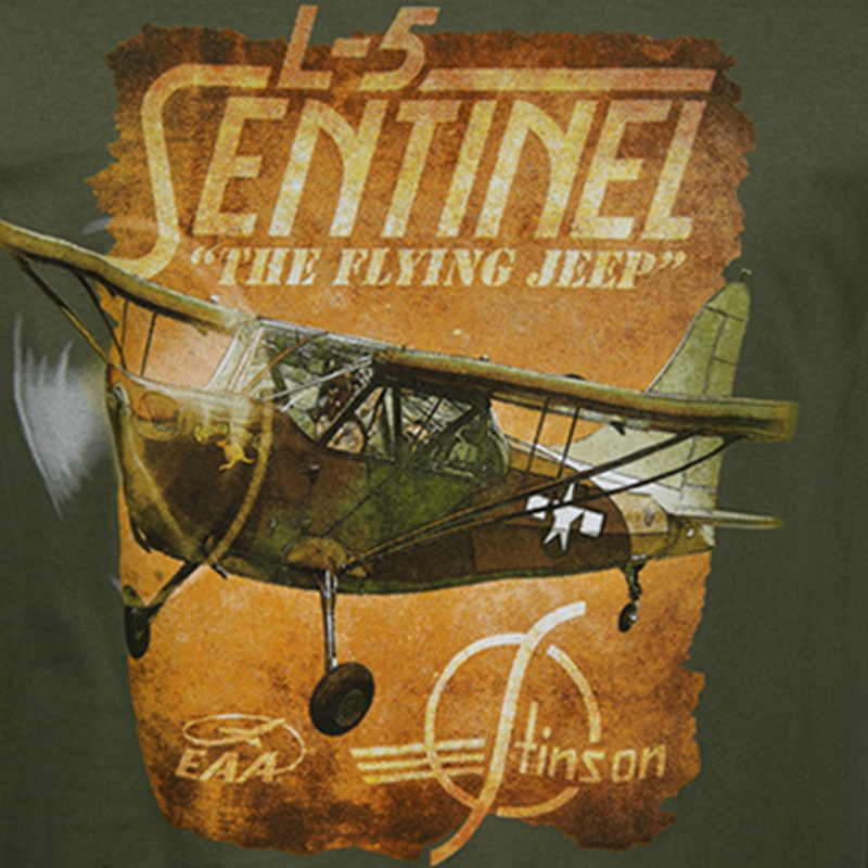 Tshirt AV25 Sentinel L-5 Stinson