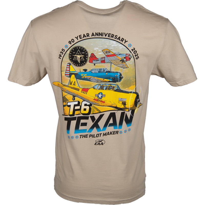 EAA AirVenture Oshkosh 2025 T-6 Texan T-shirt