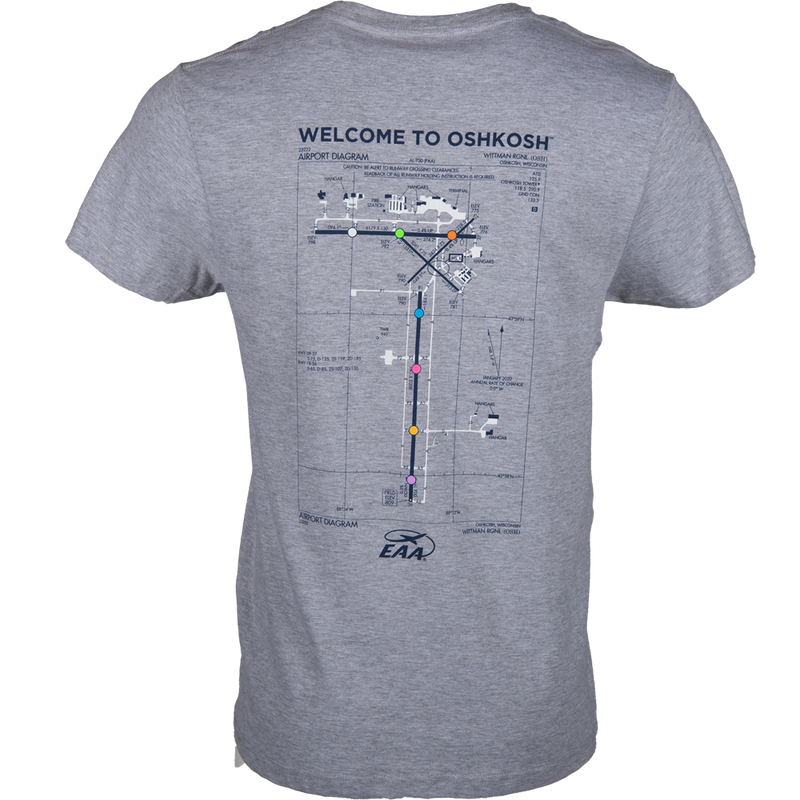 EAA AirVenture Oshkosh 2025 Land on the Dot T-shirt