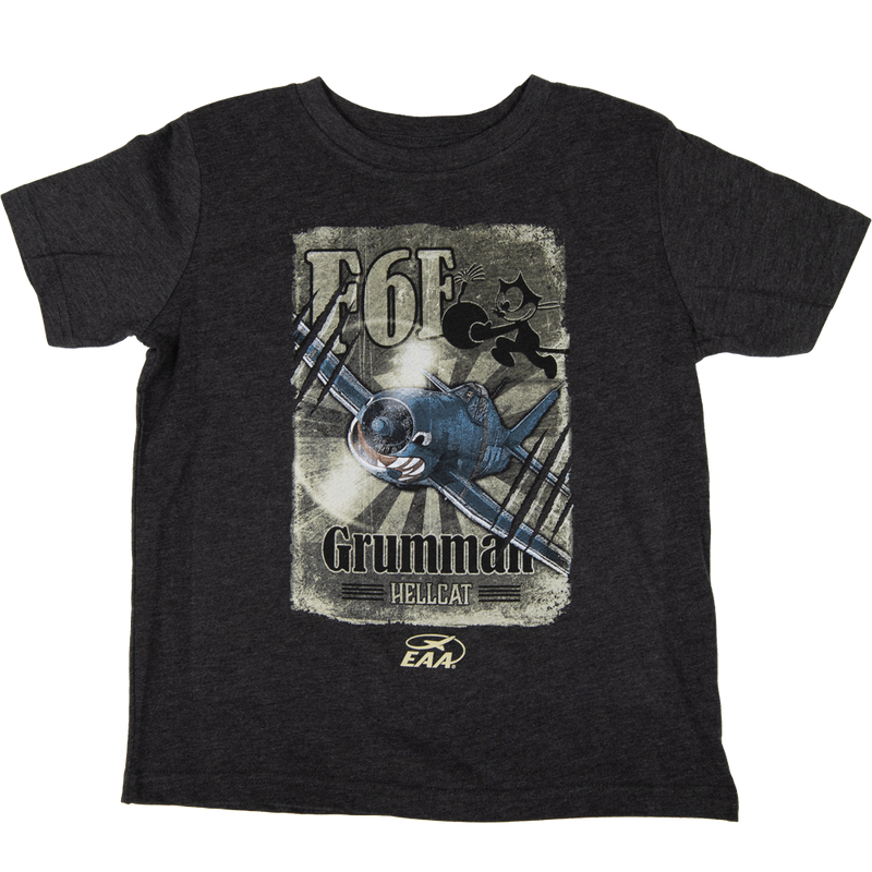 EAA Toddler F6F Grumman Felix Hellcat T-Shirt