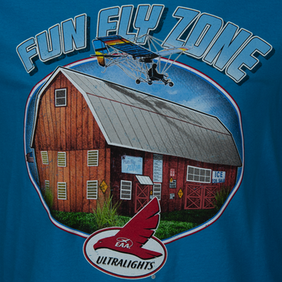 EAA AirVenture Oshkosh 2025 Ultralight Barn T-shirt