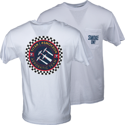 EAA Titan Aerobatics White Smoke On! T-Shirt